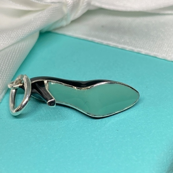Tiffany & Company stiletto shoe high heel enamel charm  with box - Picture 5 of 7